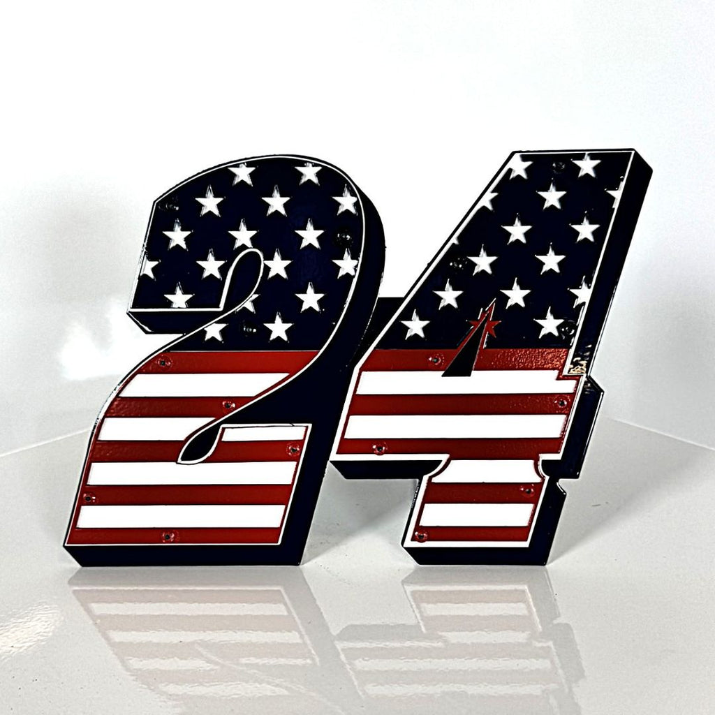 William Byron #24 USA Hitch Cover
