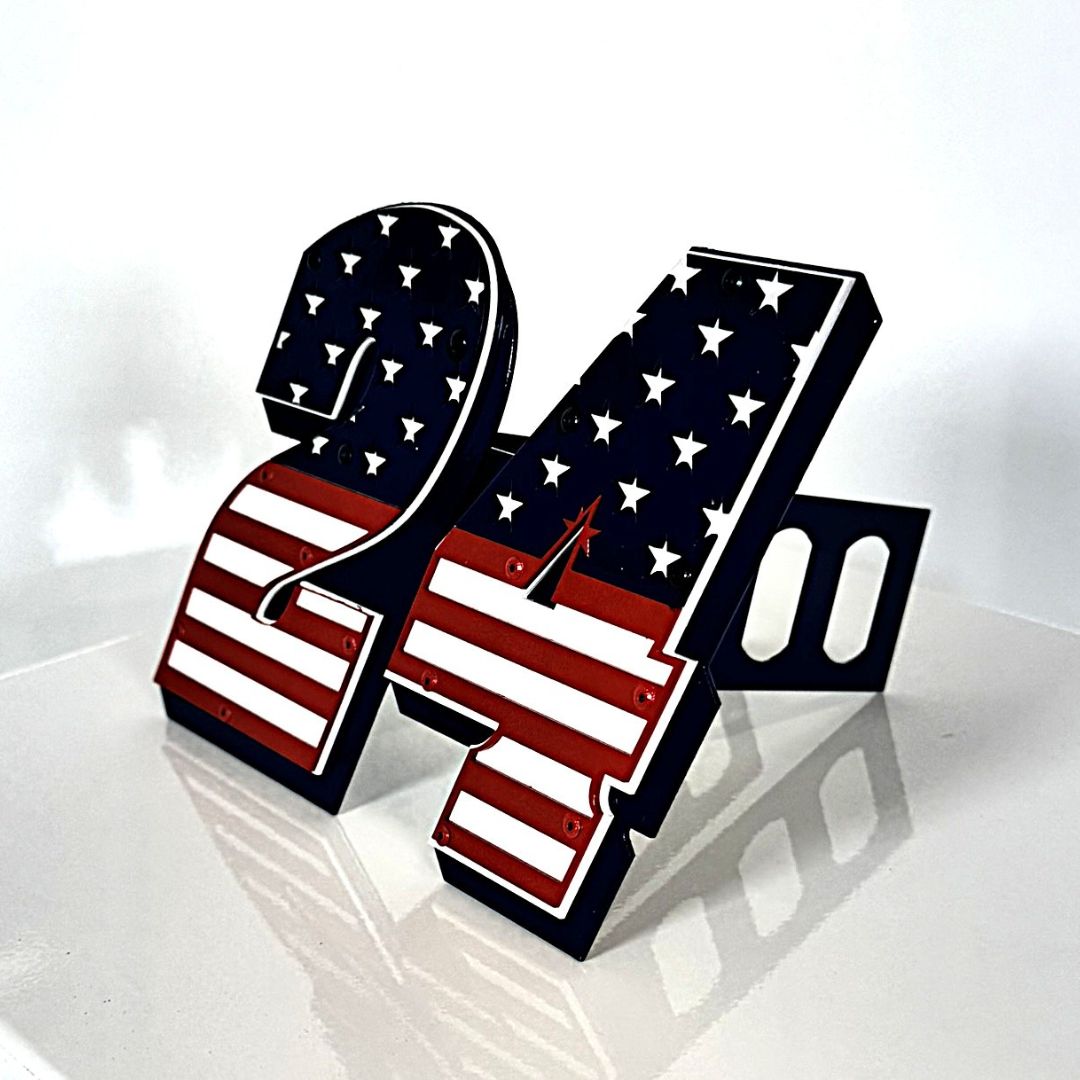 William Byron #24 USA Hitch Cover