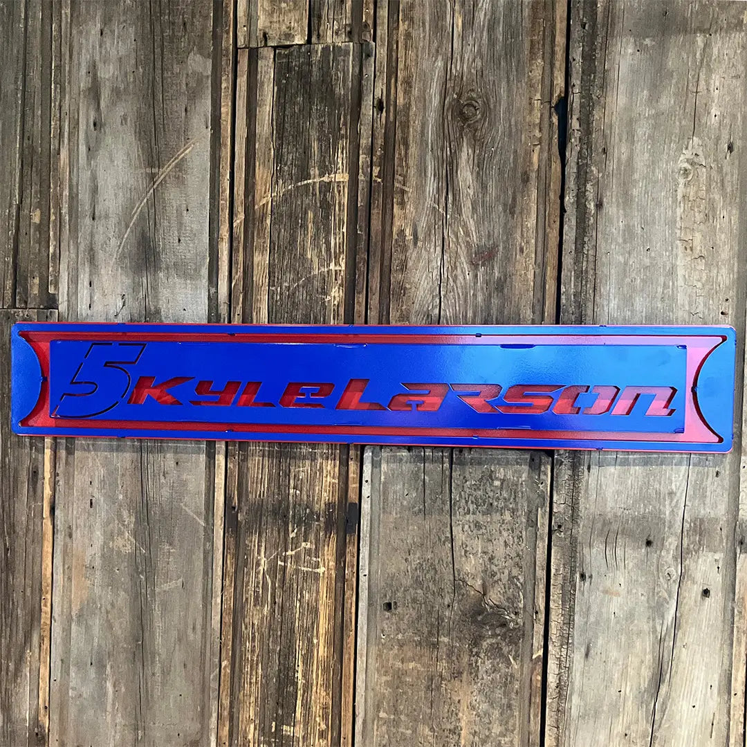 Kyle Larson #5 Street Sign image 0